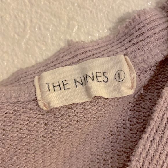 The Nines • Light Purple Ribbed Waffle Knit Button-Down Cardigan 💜 - Picture 7 of 7